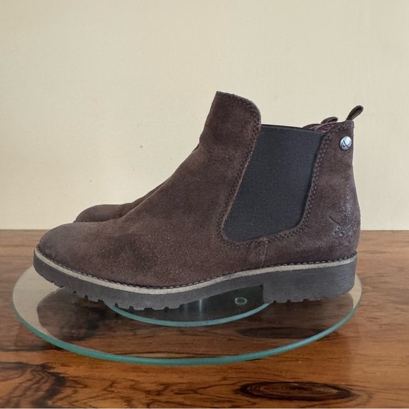 Sansibar brown suede Chelsea boots size 38 / 7 - Picture 1 of 16